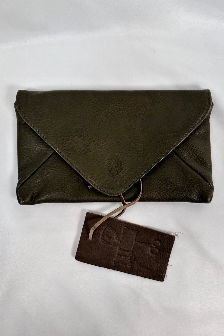 Rock Paper Scissors - "Bella" Envelope Clutch Wallet in Olive