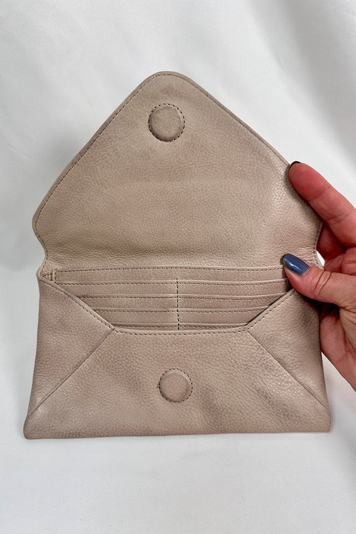 Rock Paper Scissors - "Bella" Envelope Clutch Wallet in Snow