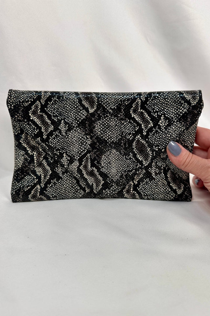 Rock Paper Scissors - "Bella" Envelope Clutch Wallet in Snake