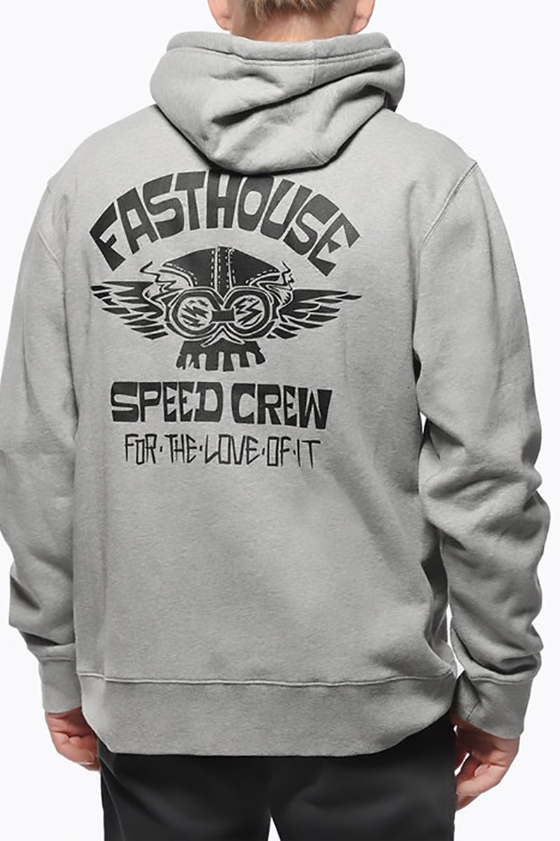 FASTHOUSE - Love Of It Hooded Zip-Up Fleece in Heather Grey