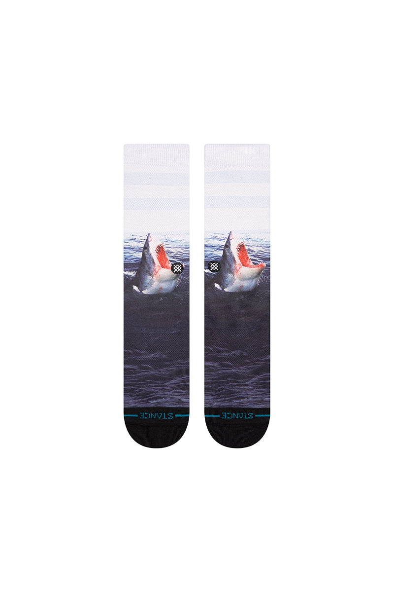 Stance - Poly Blend Crew Socks in Landlord Blue