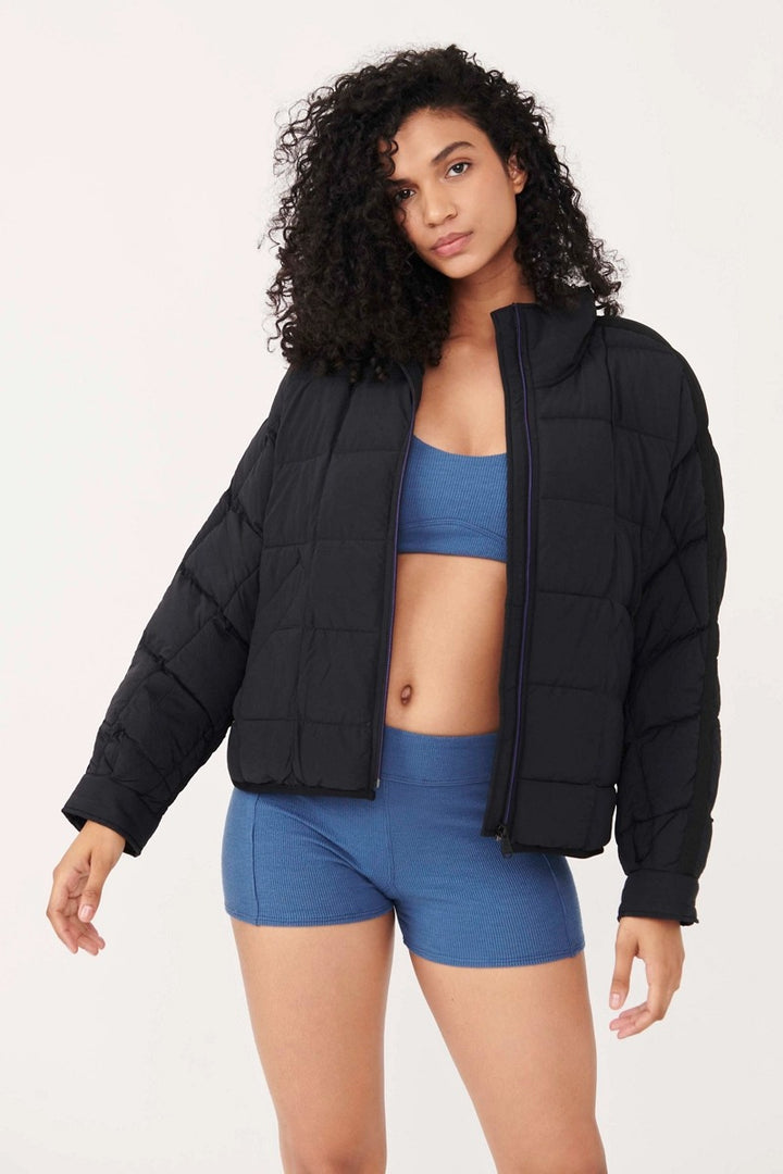 Free People - Pippa Packable Puffer Jacket in Black