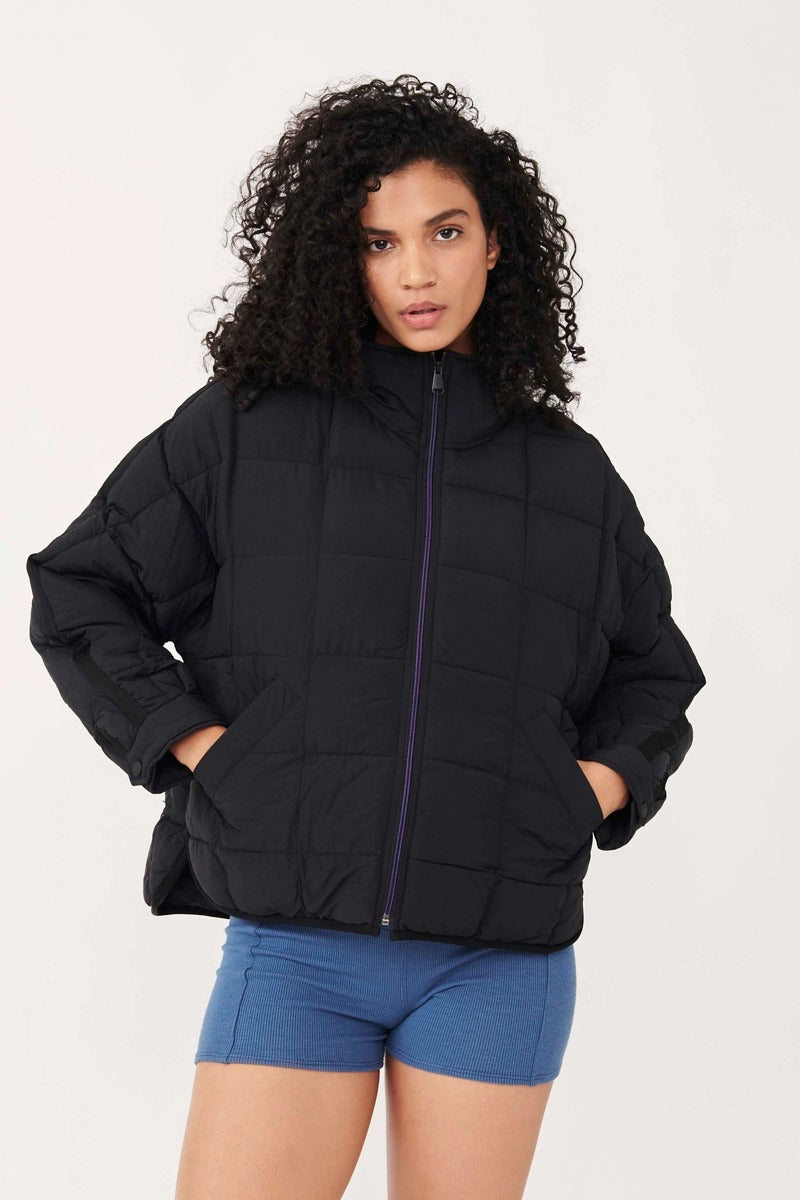 Free People - Pippa Packable Puffer Jacket in Black