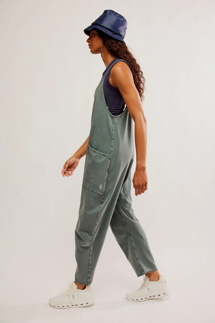 Free People Movement - Hot Shot Onesie in Midnight Jade