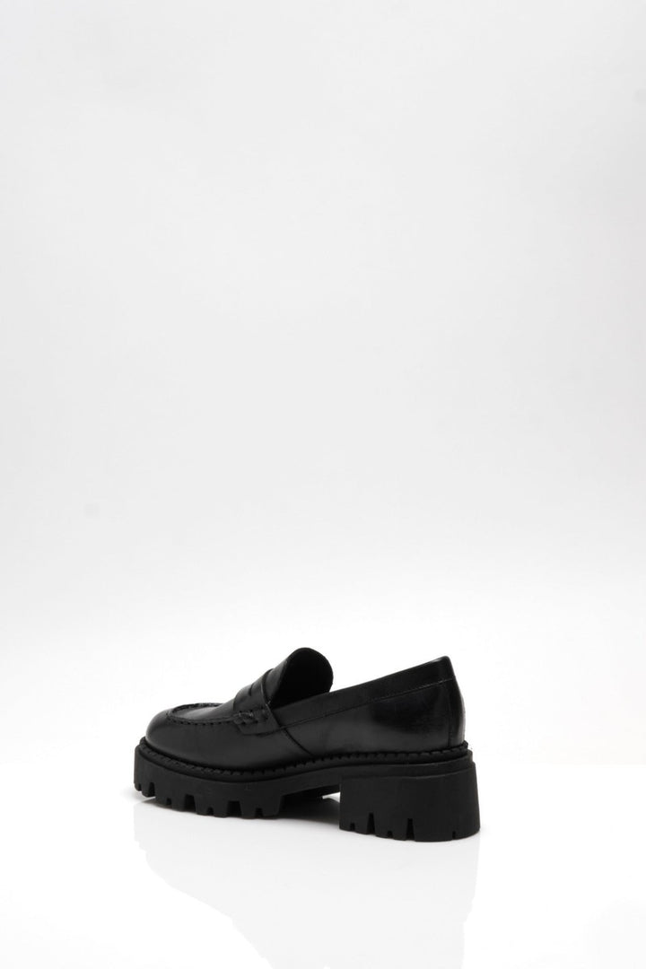 Free People - Lyra Lug Sole Loafers in Black