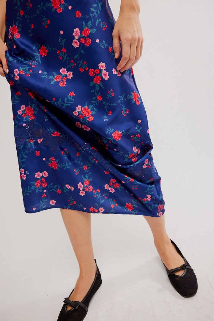 Free People - Butterfly Babe Maxi Dress in Navy Combo