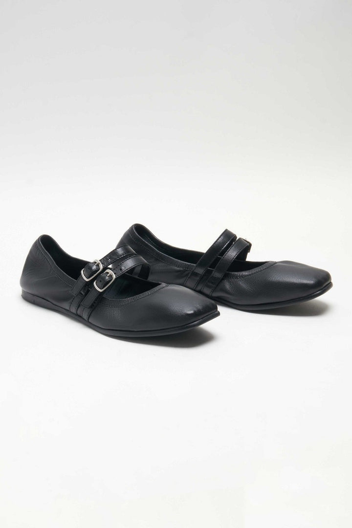 Free People - Gemini Ballet Flats in Black