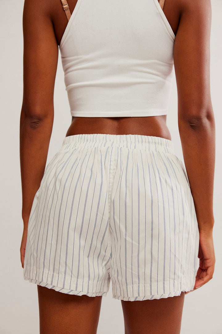 Free People - We The Free Day To Day Striped Boxers in Ivory Combo