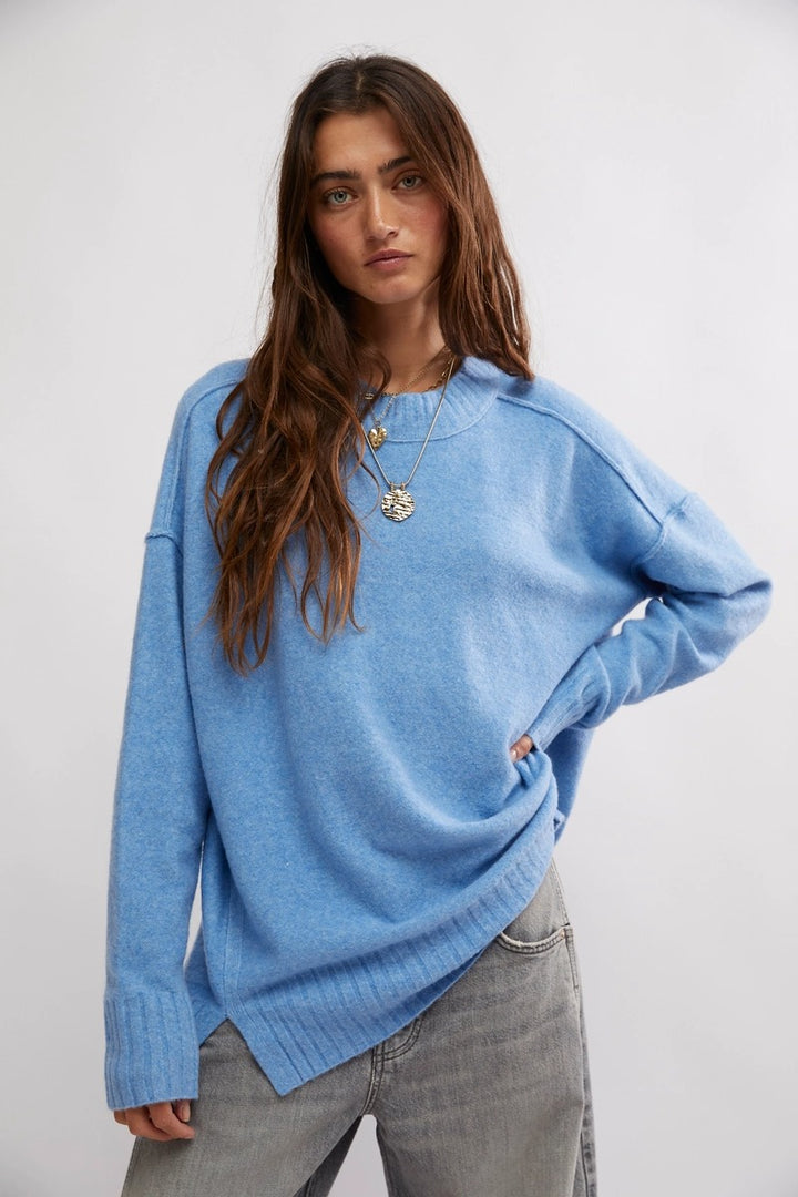 Free People - Phoebe Pullover in Waterfall Heather