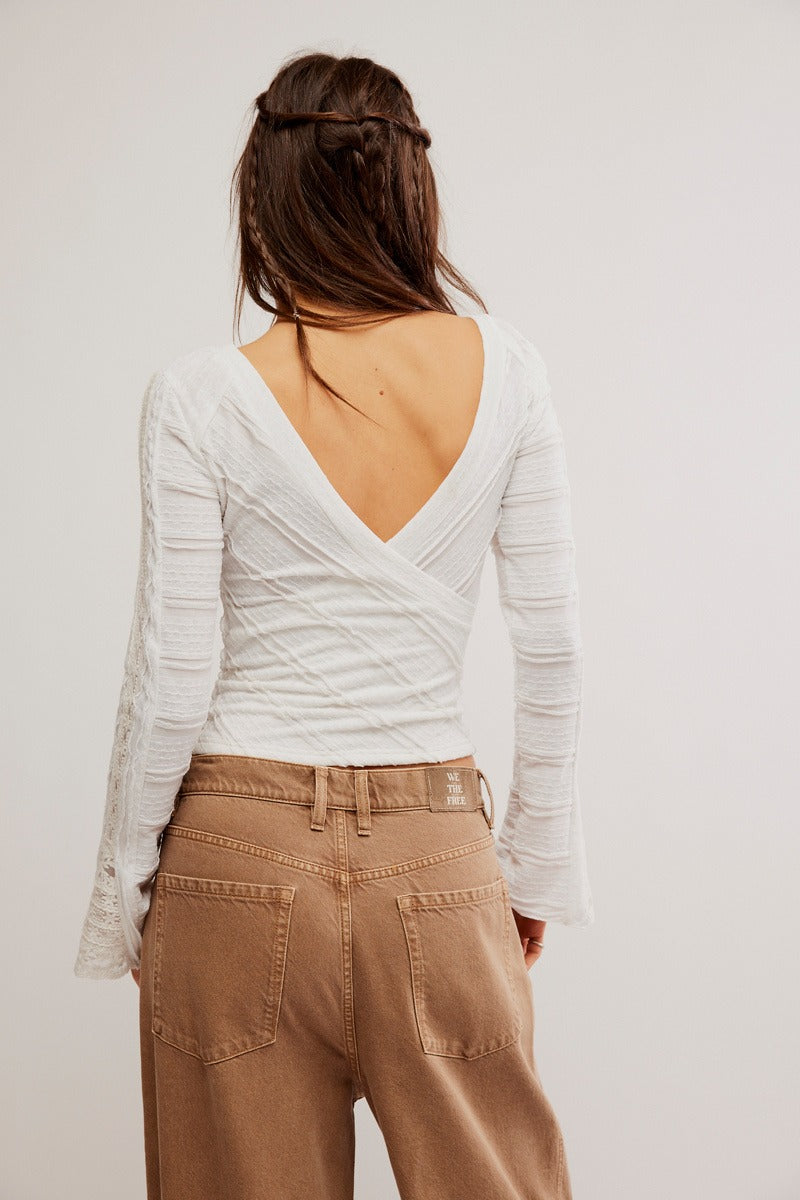 Free People - Rocky Long Sleeve in White