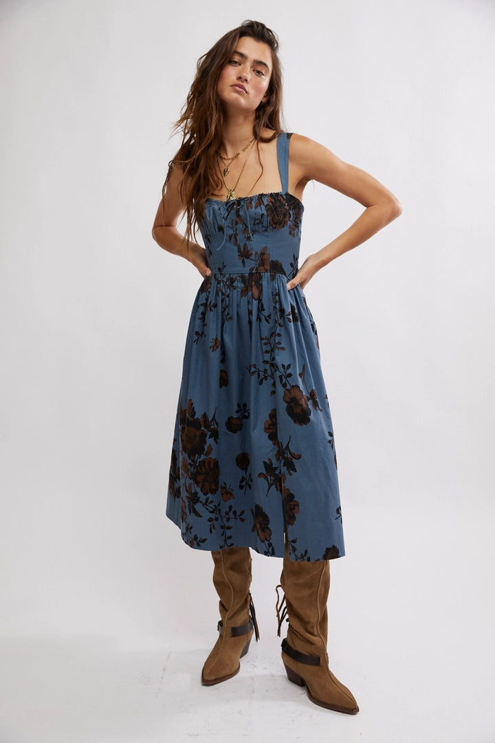 Free People - Laters Baby Midi in Storm Combo