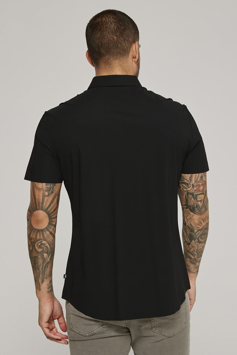 7DIAMONDS - American Me Short Sleeve Shirt in Black