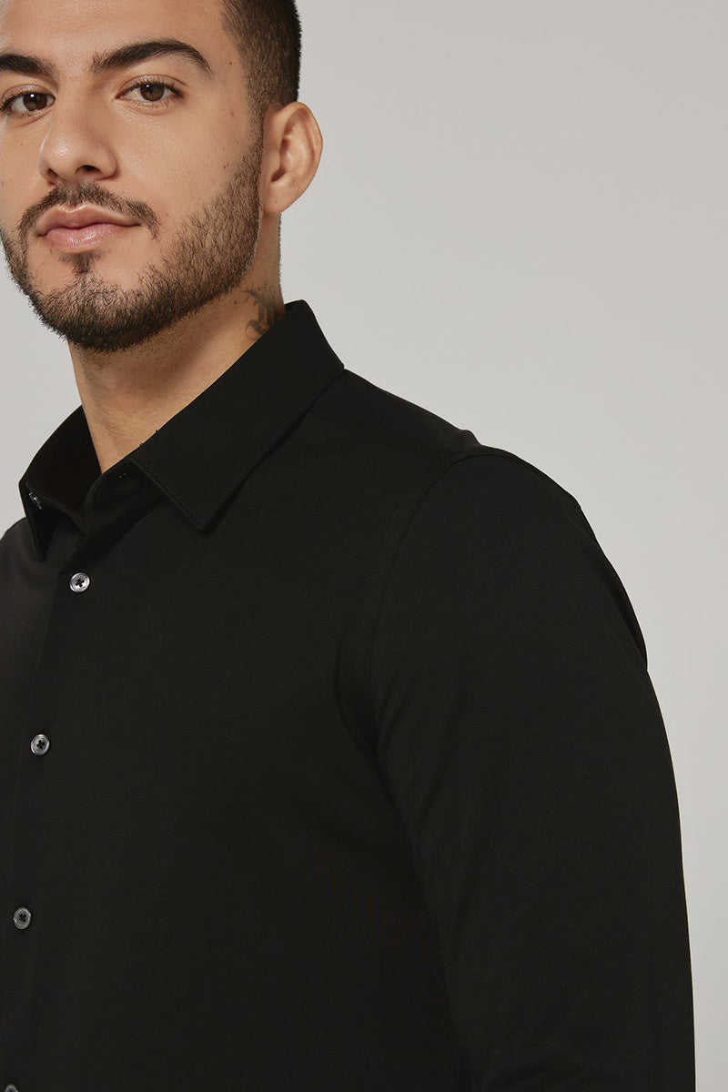 7DIAMONDS - Girona Long Sleeve Shirt in Black