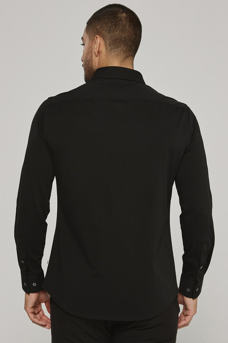 7DIAMONDS - Girona Long Sleeve Shirt in Black