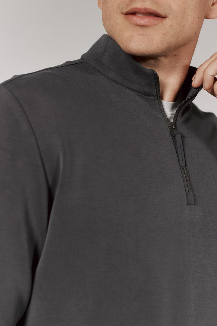 7DIAMONDS - REV™ Quarter-Zip in Anthracite