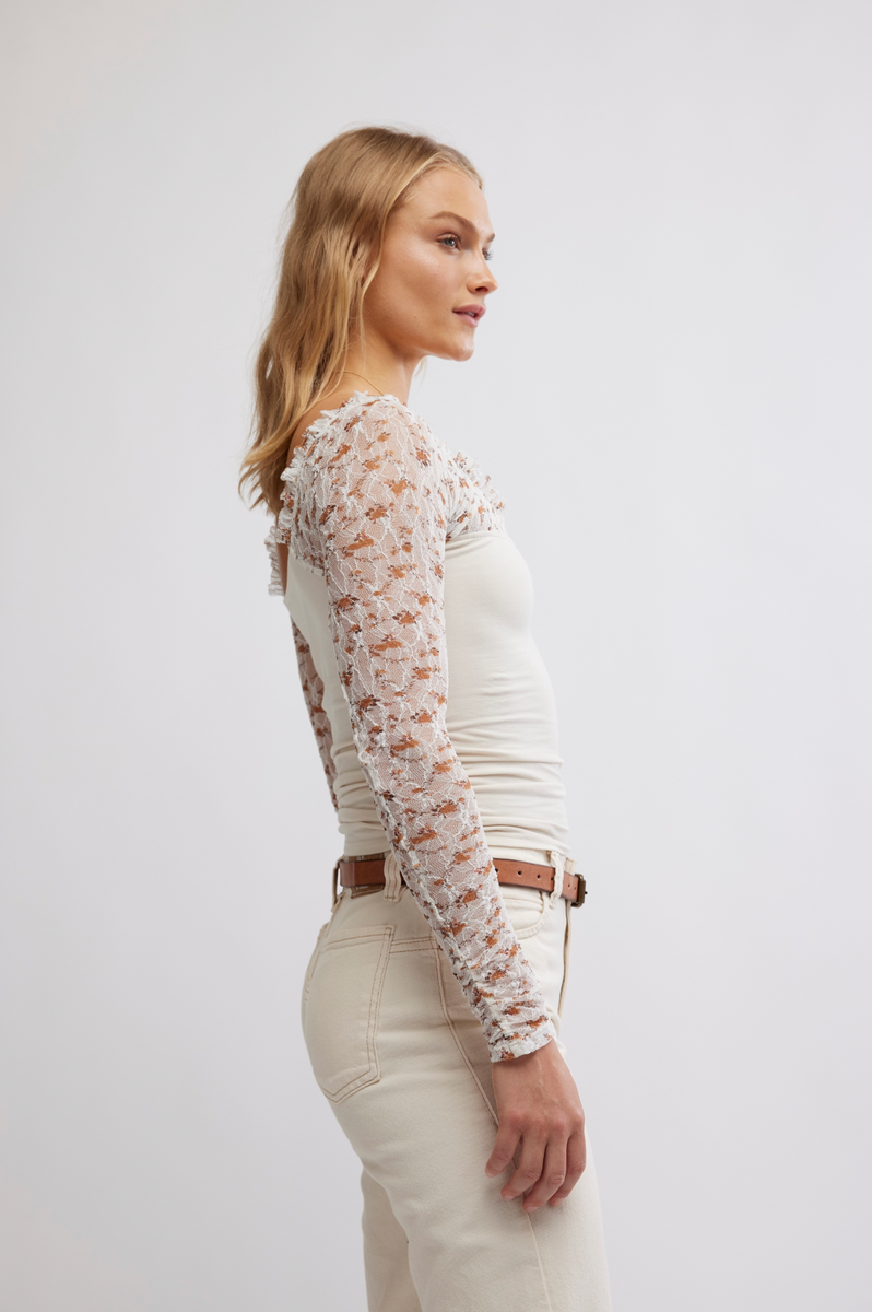 Free People - Josie Long Sleeve in Tea Combo