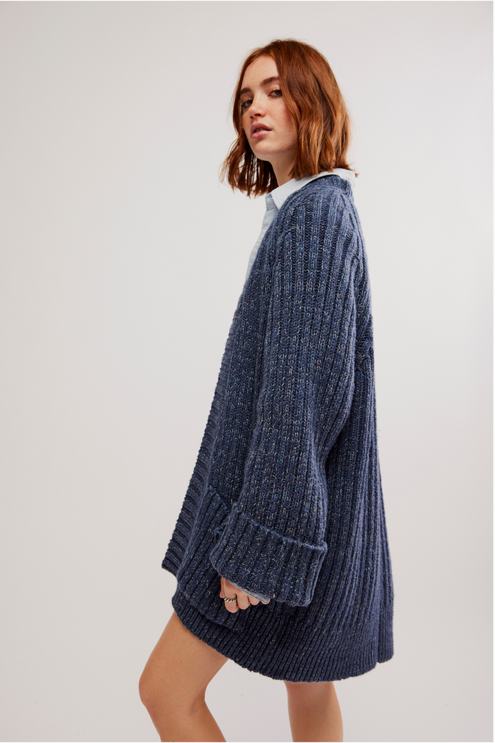 Free People - Blossom Cardi in Big Dipper