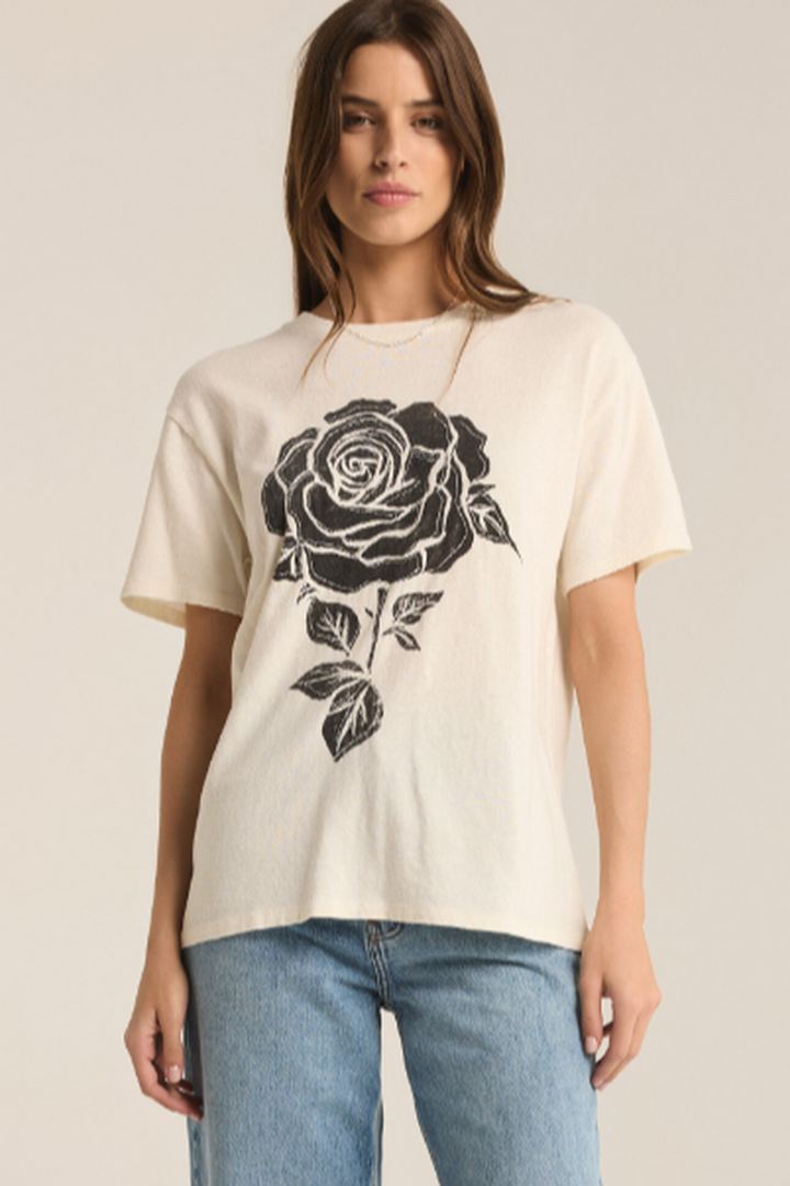 Z Supply - Rose Pacific Tee in Sea Salt