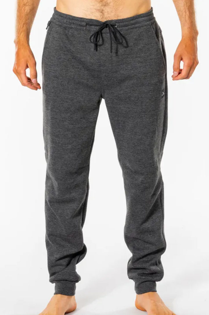 Rip Curl - Departed Anti-Series Trackpant in Charcoal Marle