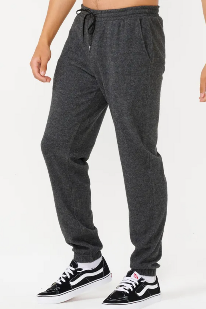 Rip Curl - Grid Trackpant in Charcoal Marle