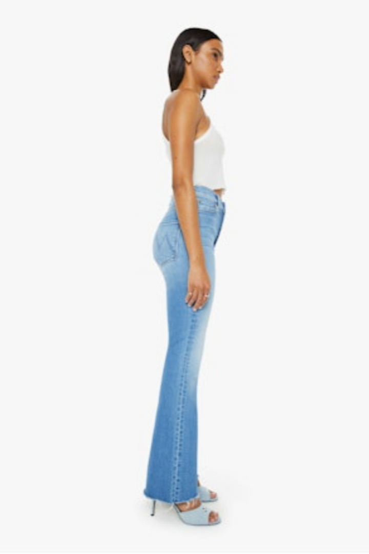 Mother Denim - High Waist Weekender Fray in Read Between The Lines