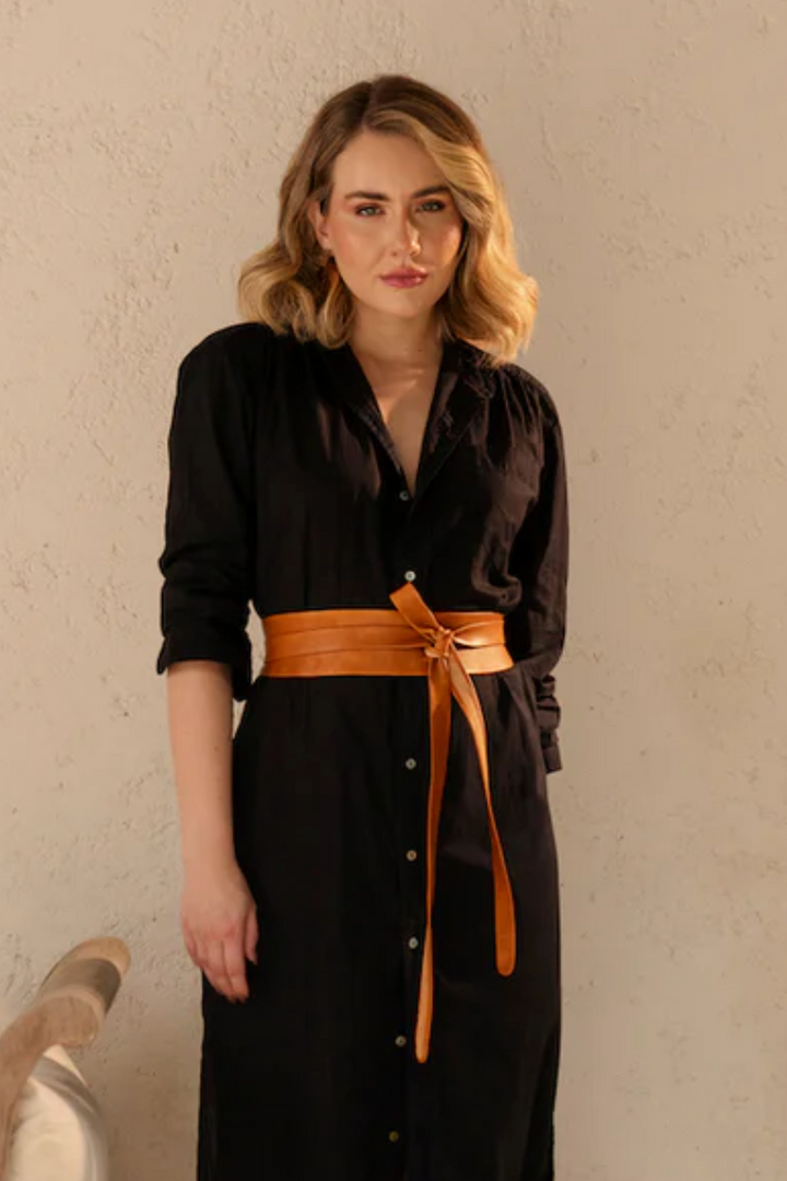 ADA Collection Belts - Wrap Belt in Toffee