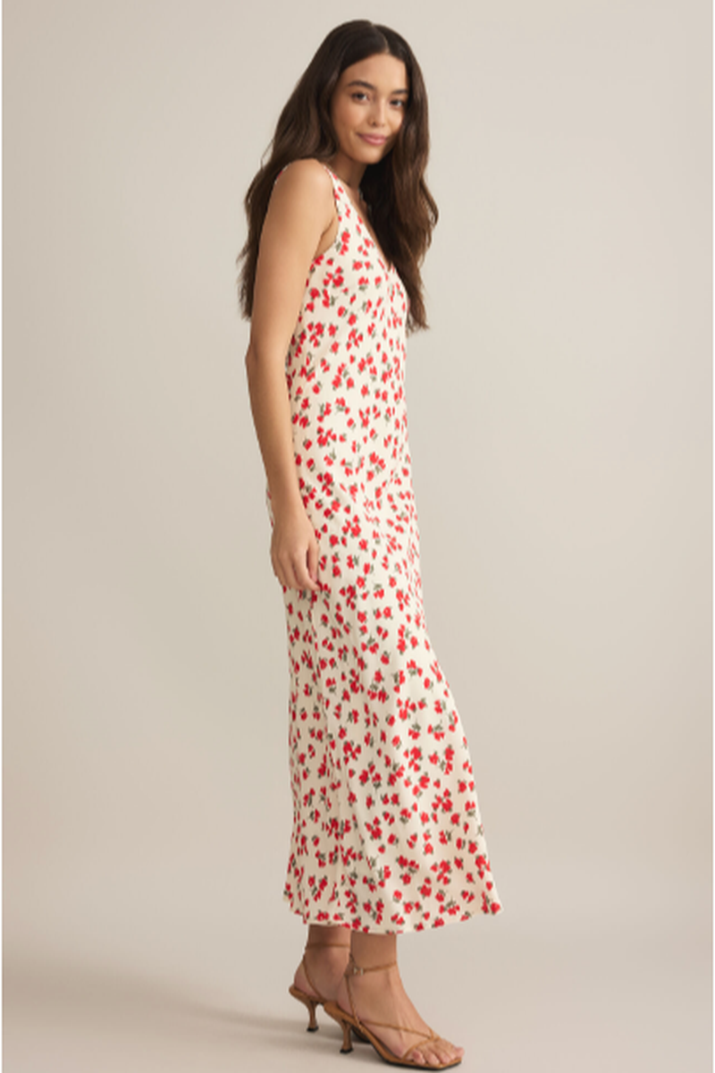 Z Supply - Hana La Rosa Ditsy Maxi Dress in Sea Salt