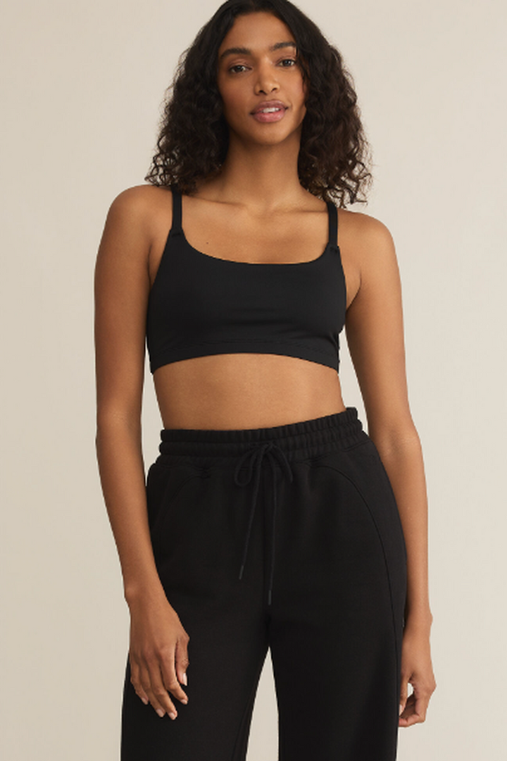 Z Supply - Luxe Smooth Jersey Bralette in Black