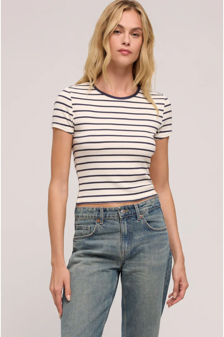 Z Supply - Saxton Striped Tee in Supernova