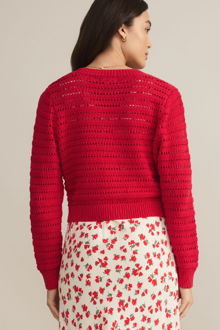 Z Supply - Romance Cardigan in Cherry