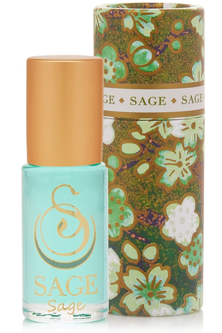 Sage - Sage Gemstone Perfume Oil Concentrate Roll-On - 1/8oz