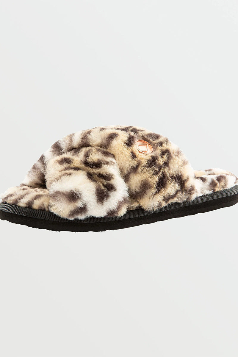 Volcom - Lived In Lounge Slip Sandal in Cheetah