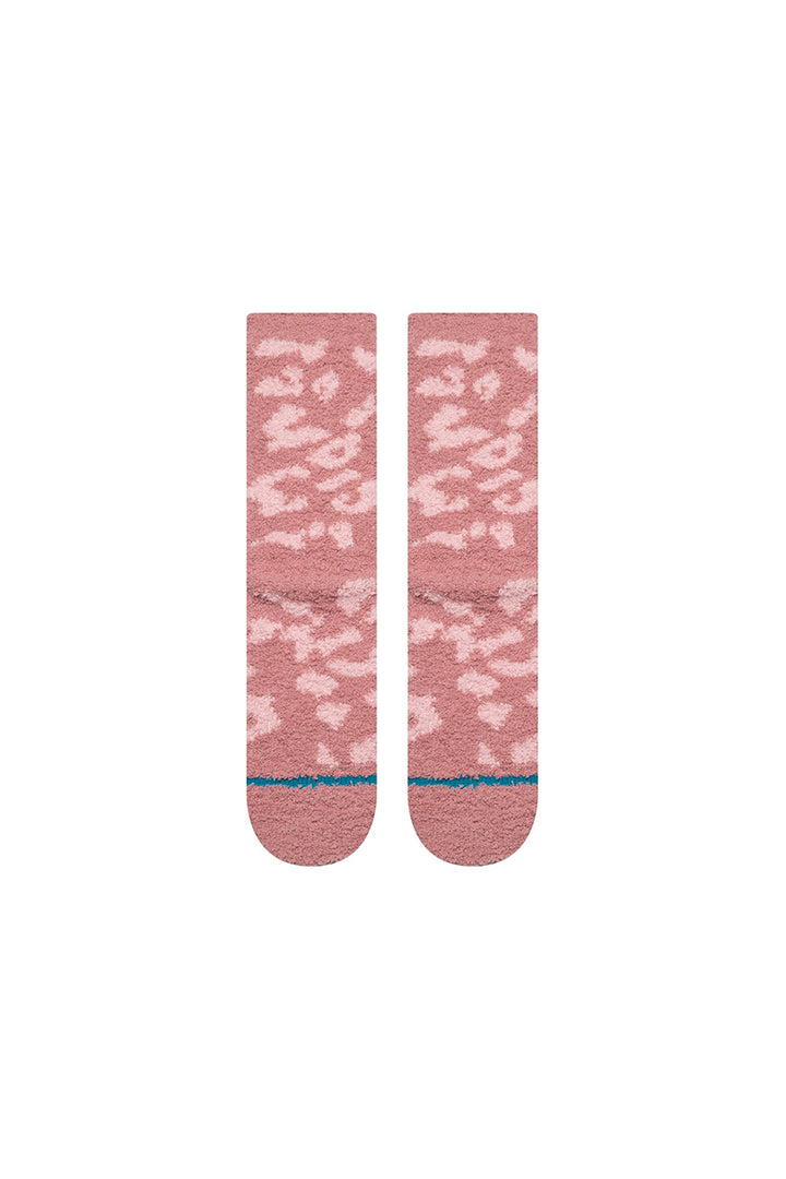 Stance - Women's Cozy Crew Socks in Purrfect - Dusty Rose