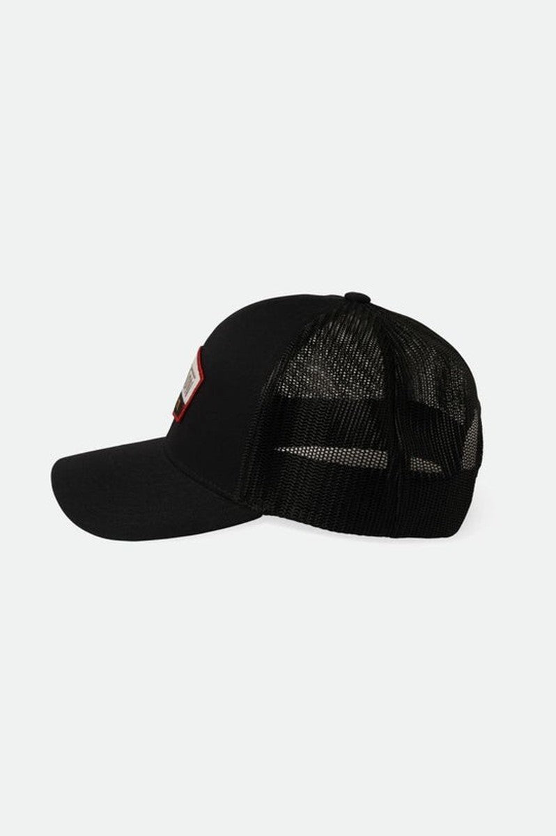 Brixton - Regal Netplus Trucker Hat in Black/Black