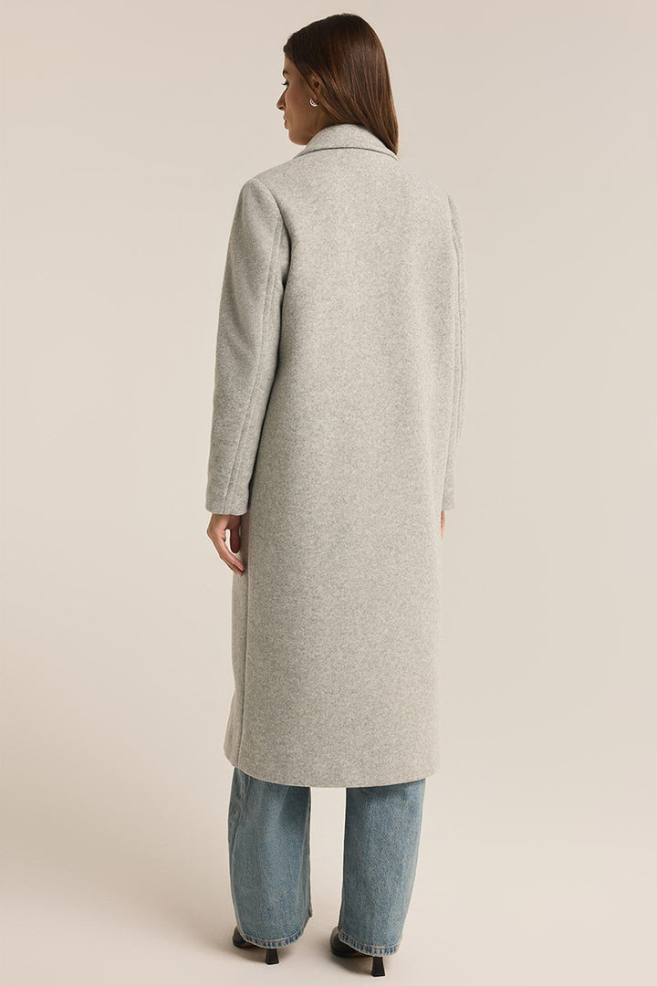 Z Supply - Conway Plush Coat in Classic Heather Grey