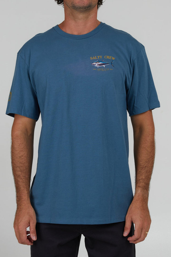 Salty Crew - Big Blue Short Sleeve Premium Tee in Slate