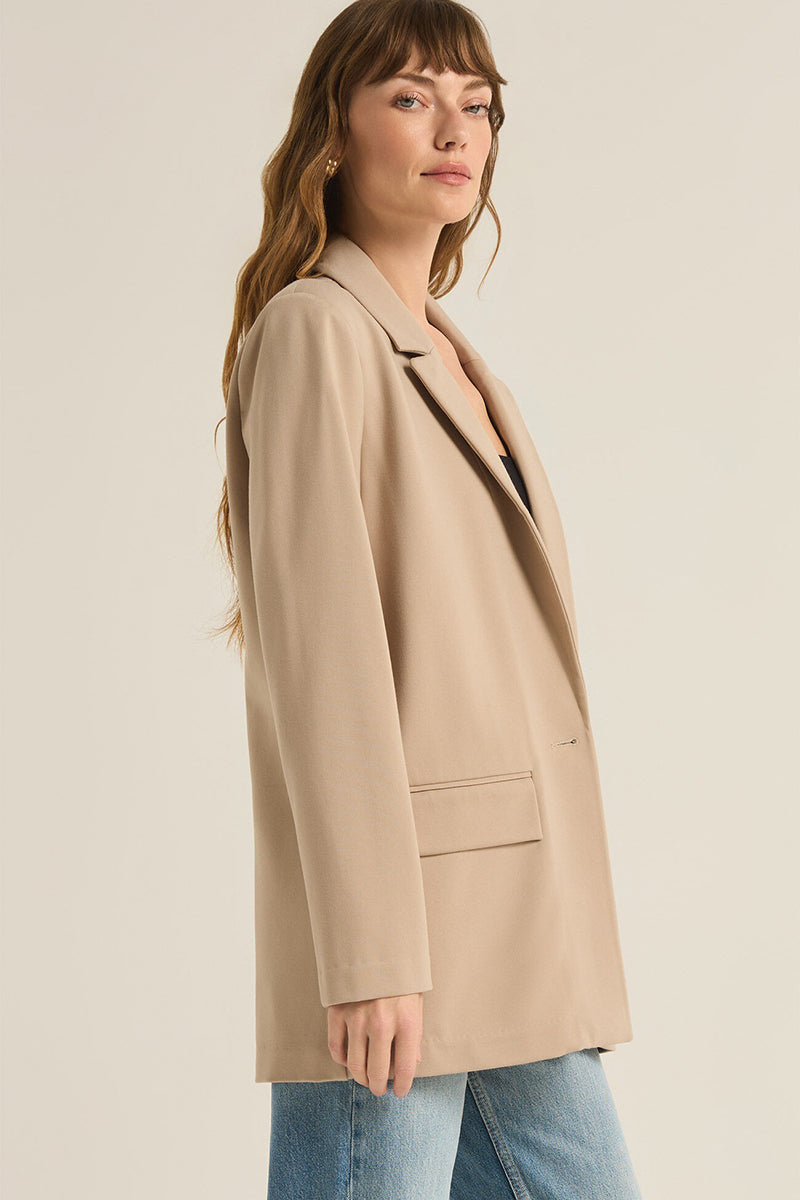 Z Supply - Do It All Relaxed Blazer in Putty