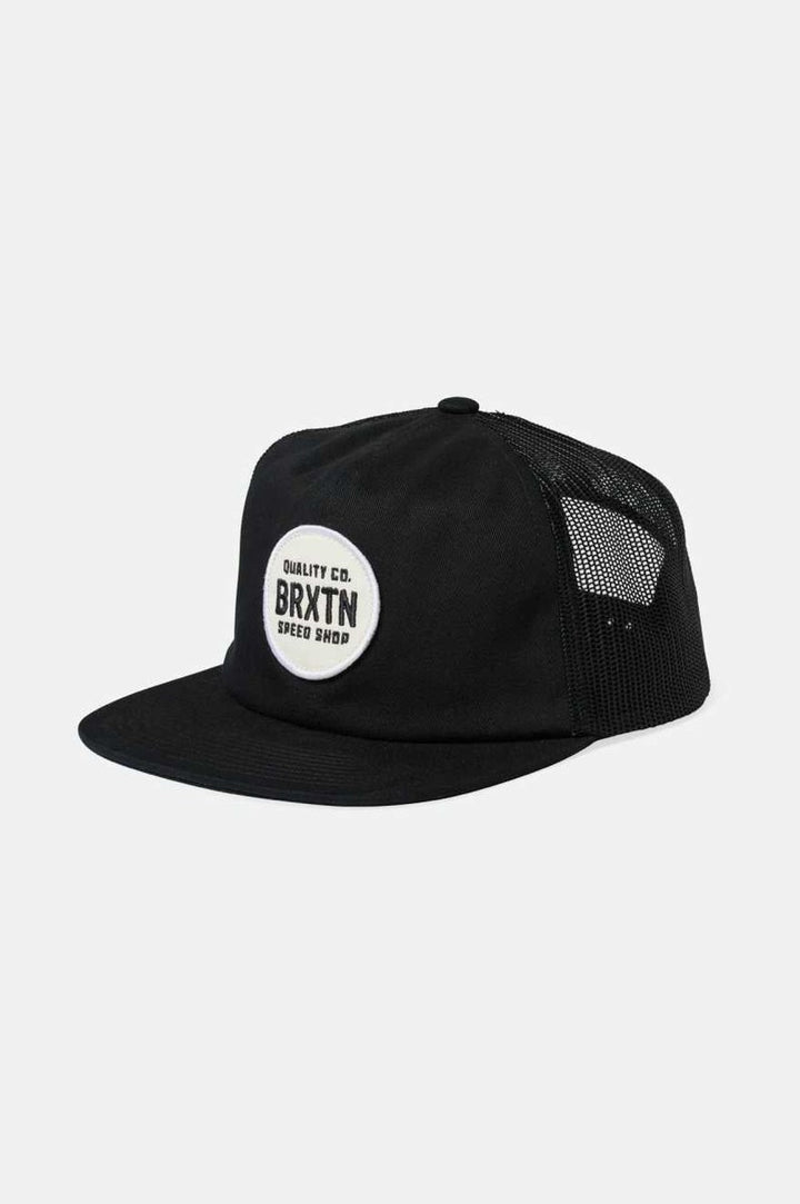 Brixton - Gateway Netplus Trucker Hat in Black/Black