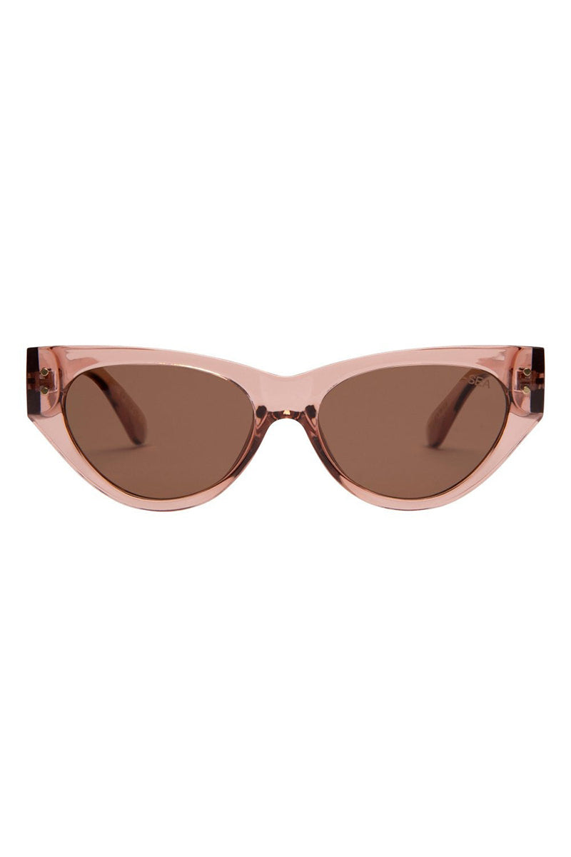 I-SEA - Carly with Watermelon Frame and Brown Polarized Lenses