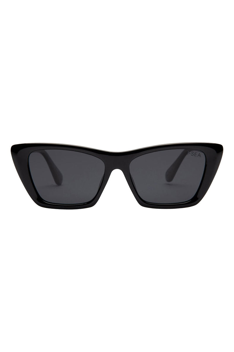 I-SEA - Cate with Black Frame and Smoke Polarized Lenses