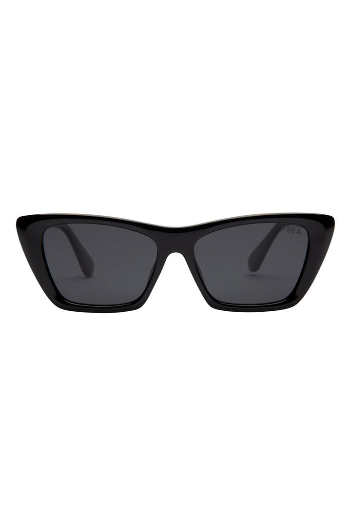 I-SEA - Cate with Black Frame and Smoke Polarized Lenses