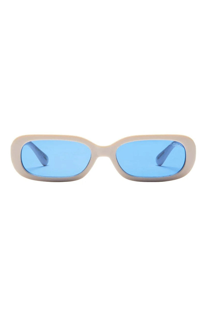 I-SEA - Del Rey Cream Frames with Navy Polarized Lenses