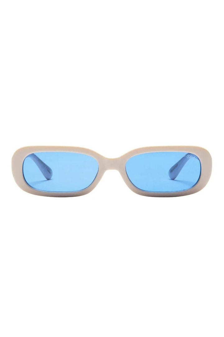 I-SEA - Del Rey Cream Frames with Navy Polarized Lenses