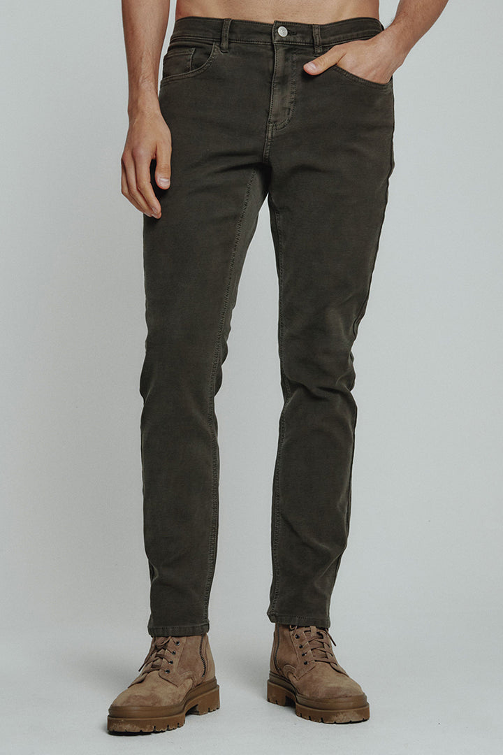 7DIAMONDS - Generation™ 5-Pocket Pant in Olive