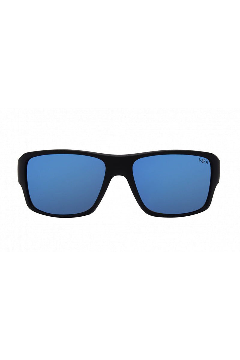 I-SEA - Free Bird with Black Rubber Soft Touch Frame and Blue Polarized Lenses