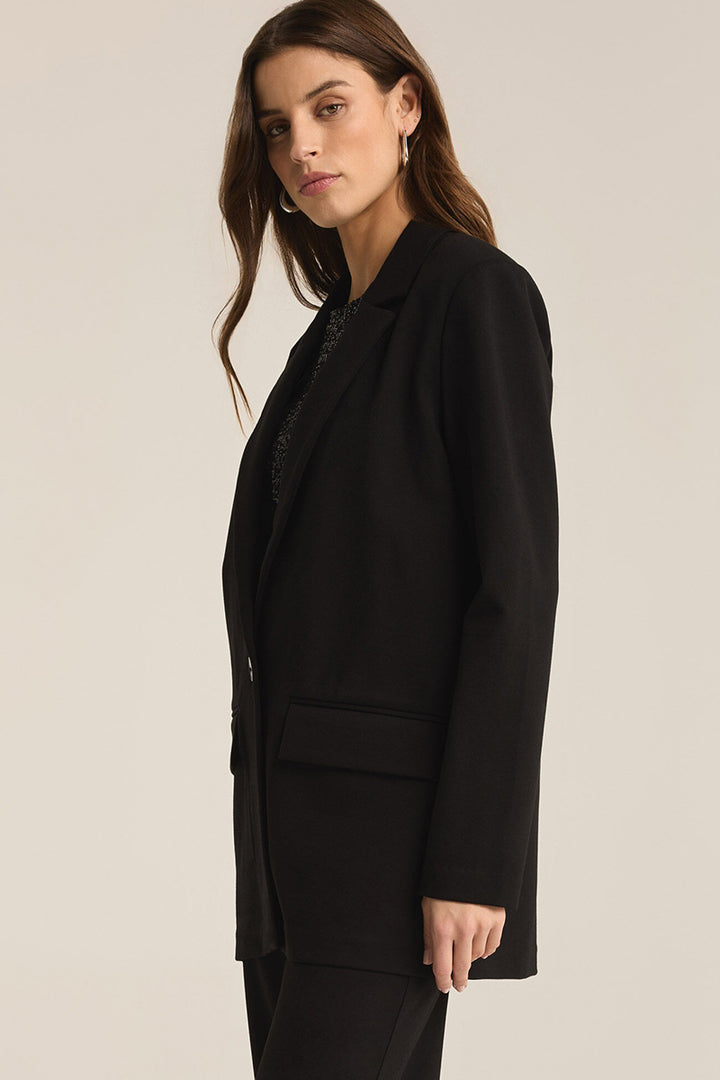 Z Supply - Do It All Relaxed Blazer in Black