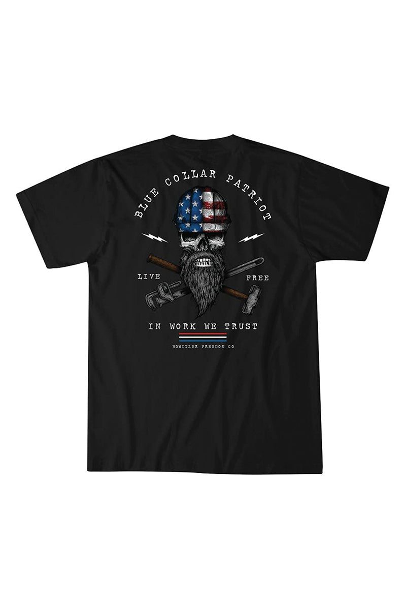 HOWITZER - Patriot Hammer Short Sleeve Tee in Black