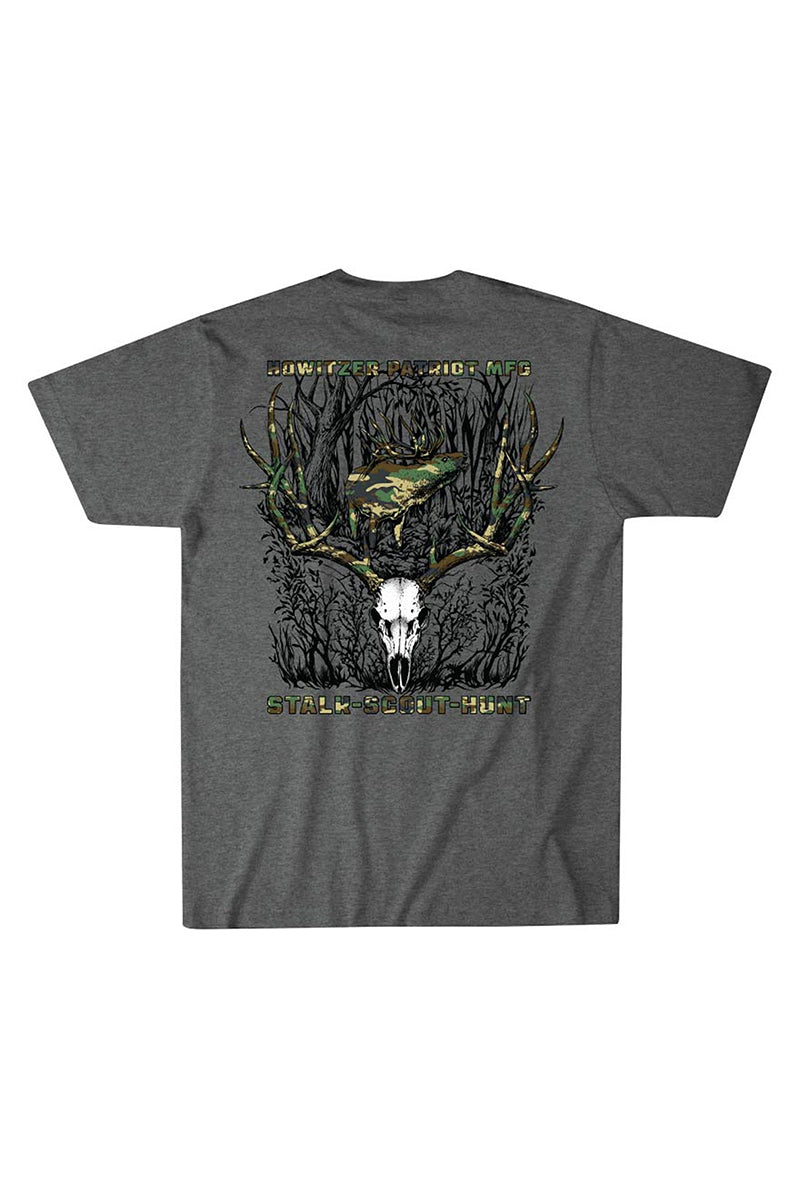 HOWITZER - Stalk Short Sleeve Tee in Graphite Heather