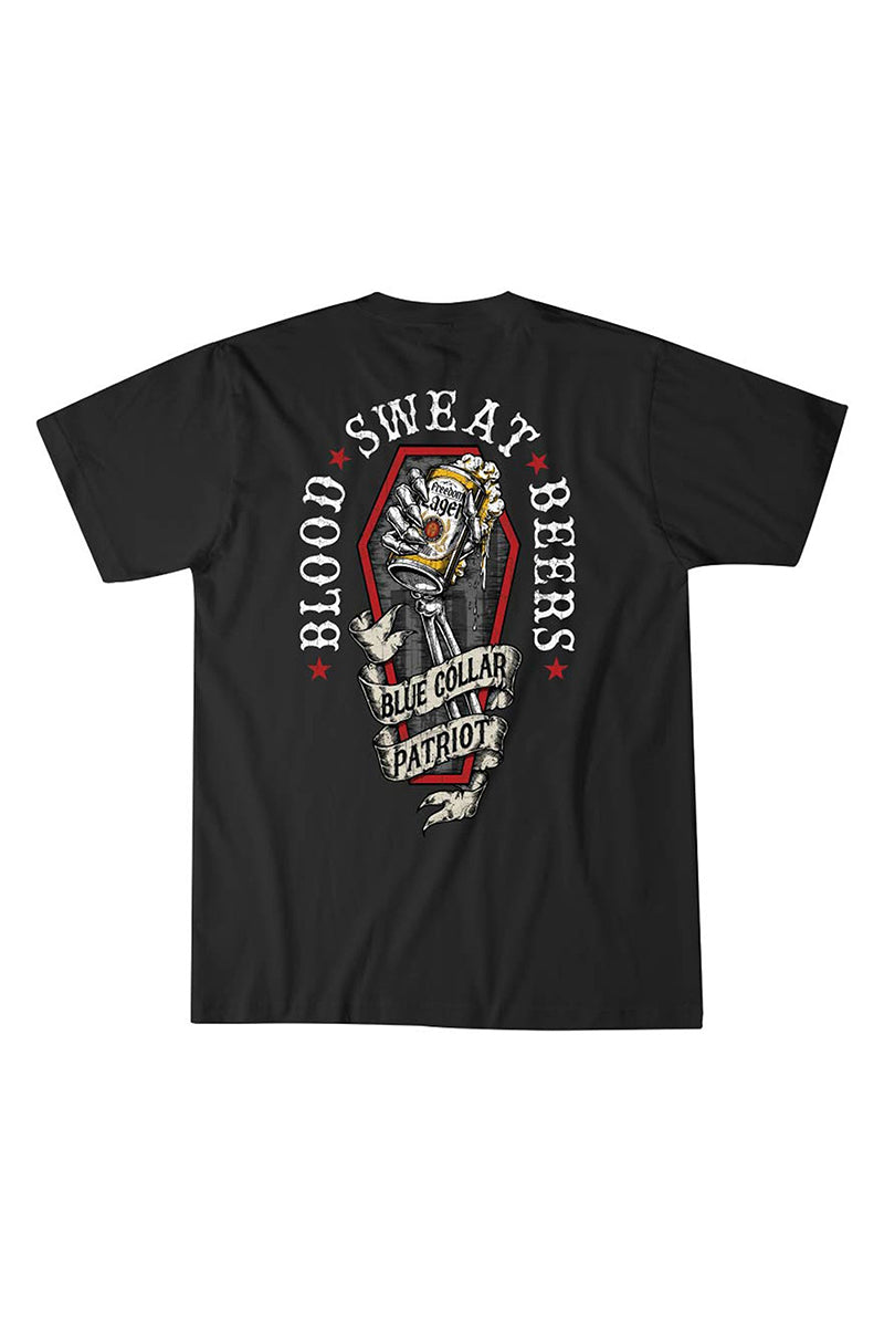 HOWITZER - Beers Short Sleeve Tee in Vintage Black