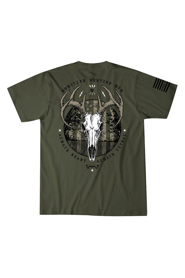 HOWITZER - Patriot Hunt Short Sleeve Tee in Surplus Green